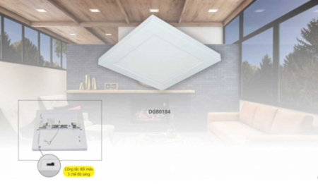 Đèn LED panel vuông là gì? Ưu điểm nổi bật và ứng dụng thực tế