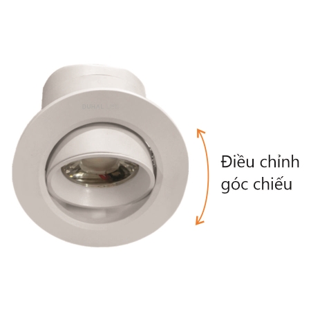 Đèn downlight âm trần chỉnh góc 9W (DFA0091/S1)